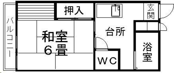 コーポ栗原の物件間取画像